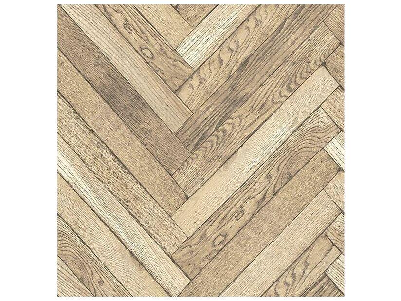 Techniques & Finishes Iii Altadena Light Brown Diagonal Wood Wallpaper