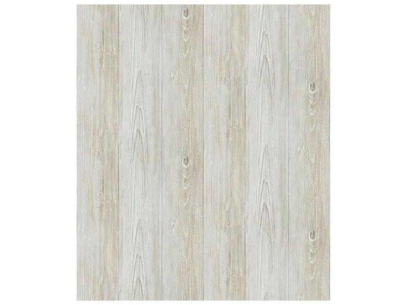 Techniques & Finishes Iii Thatcher Light Grey Wood Wallpaper