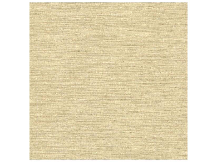 Warner Textures Everest Yellow Faux Grasscloth Wallpaper