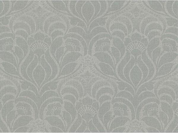 Warner Textures Sandor Sage Damask Wallpaper