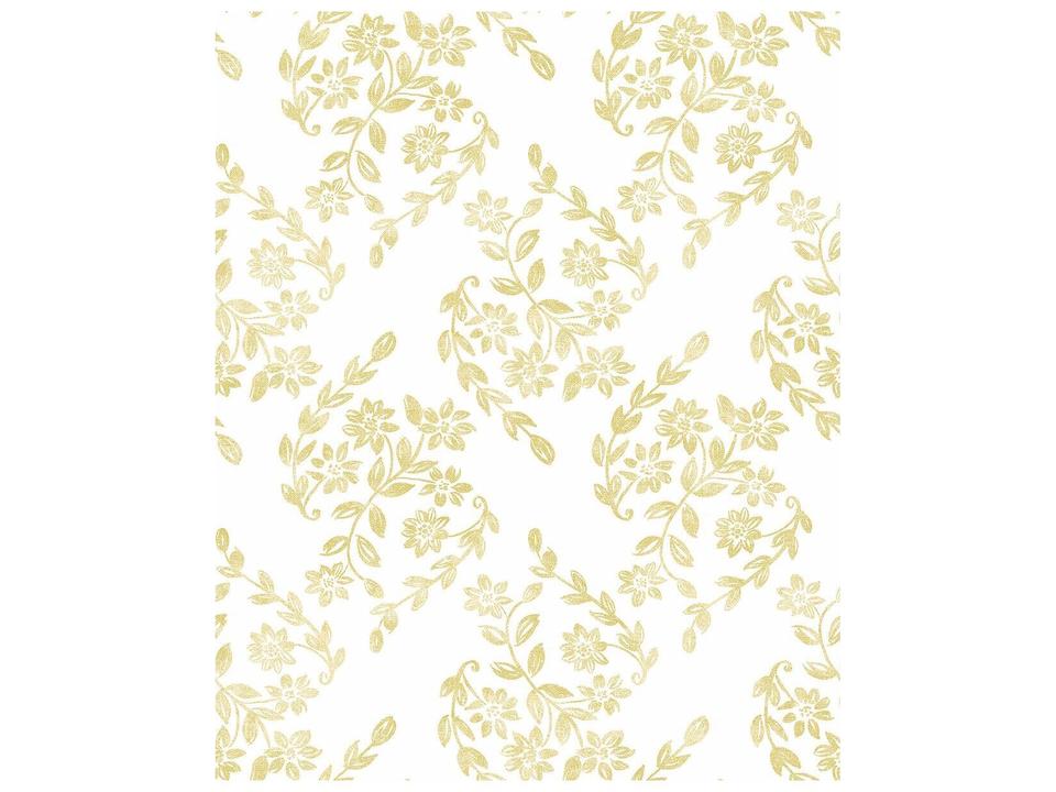 A-street Prints Arabesque Mustard Floral Trail Wallpaper