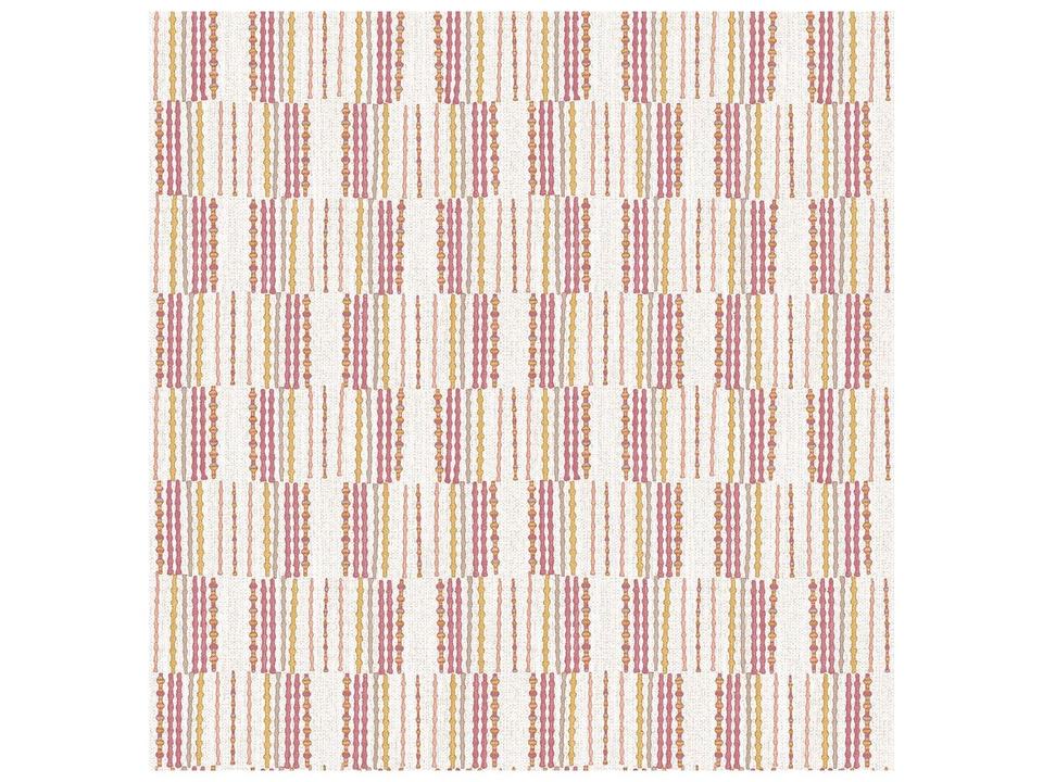 A-street Prints Burgen Orange Geometric Linen Wallpaper