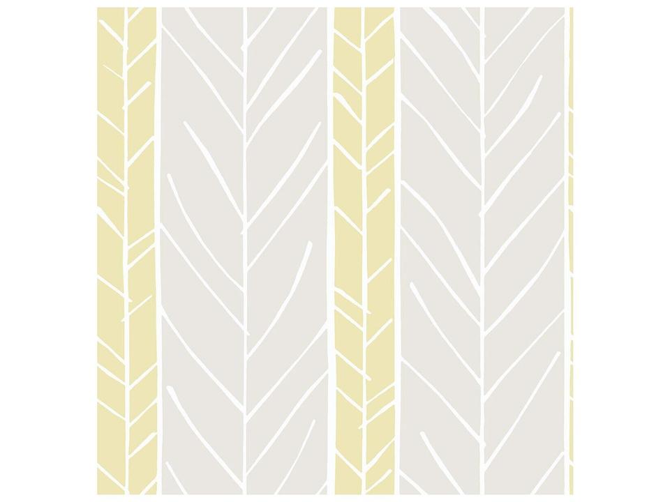 A-street Prints Lottie Yellow Stripe Wallpaper