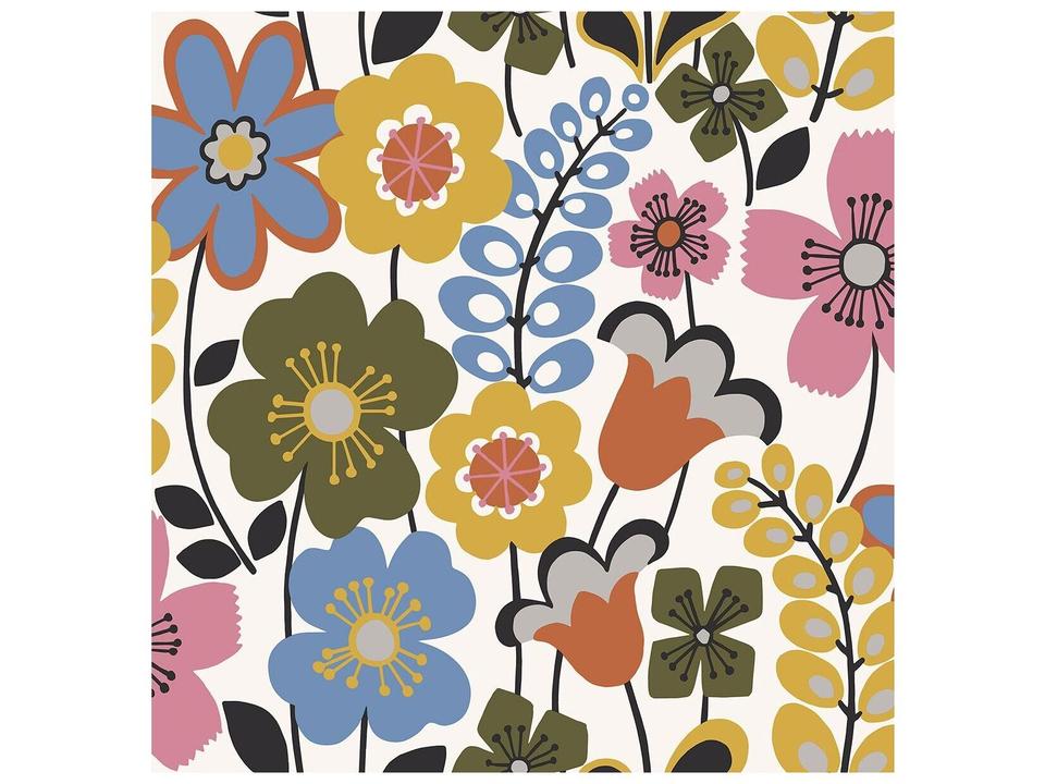 A-street Prints Piper Multicolor Floral Wallpaper