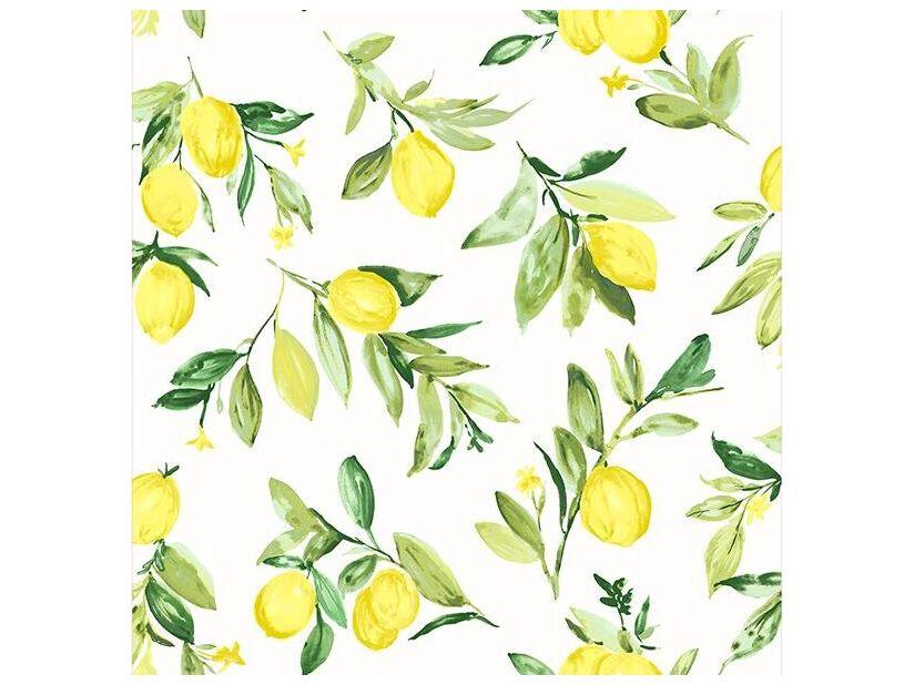 Fresh Start Kitchen & Bath Limon Chartreuse Fruit Wallpaper