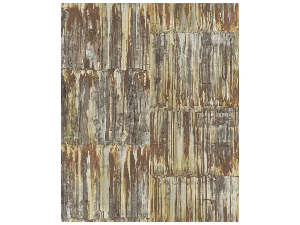 A-street Prints Patina Brass Faux Metal Panels Wallpaper