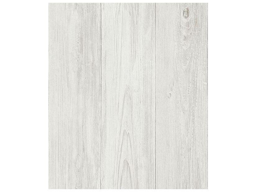Chesapeake Mapleton Grey Faux Wood Wallpaper