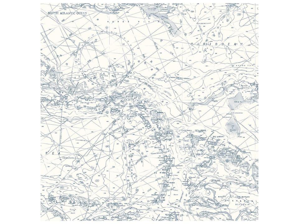 Chesapeake Charts Navy Map Wallpaper
