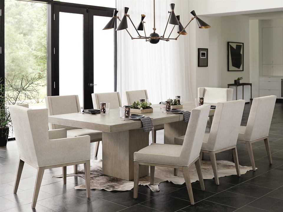 Linea Ash Wood Dining Room Set