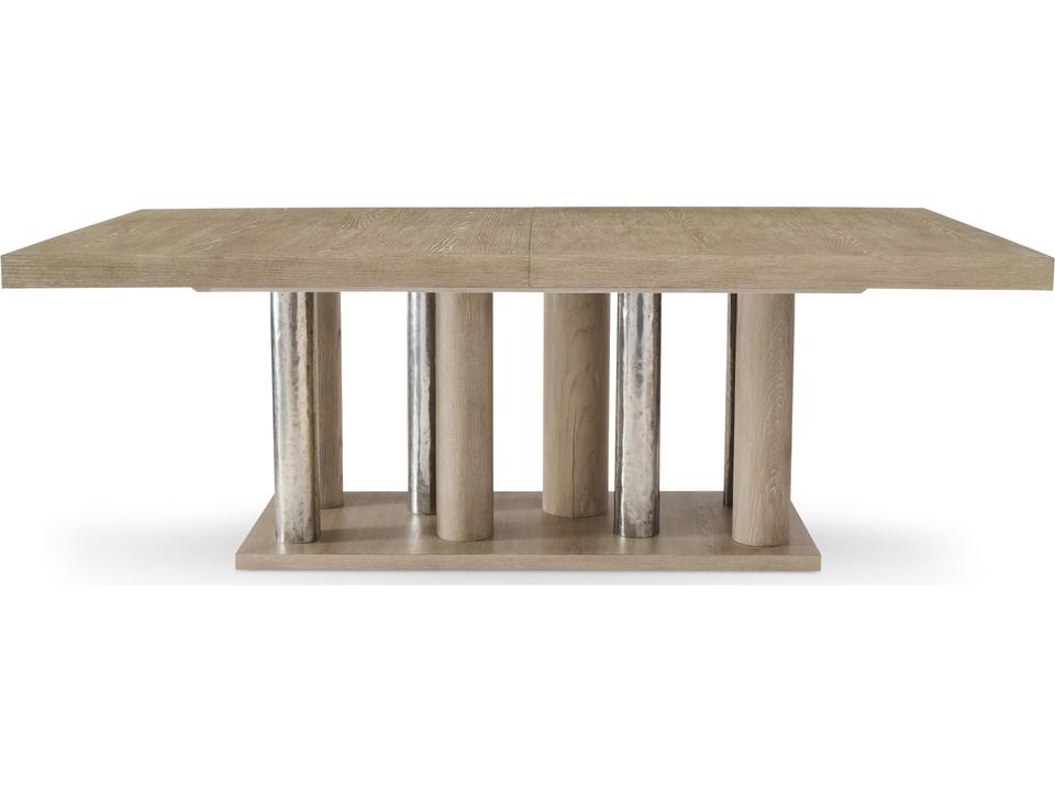 Prado Rectangular Wood Tawny Bright Graphite Dining Table