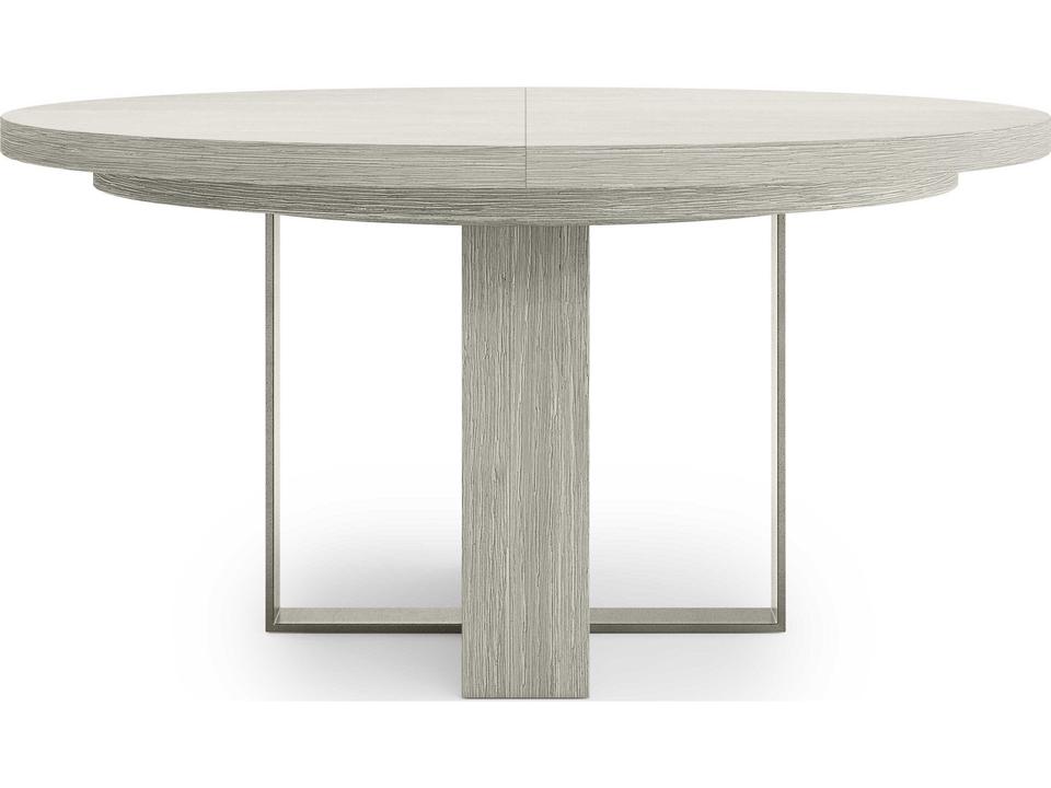 Tempo Round Wood Beige Dining Table