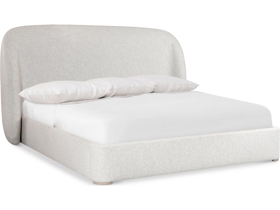 Loggia King Shelter Bed with Upholstered Panels