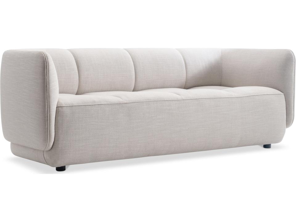 Beige tan Upholstered Sofa