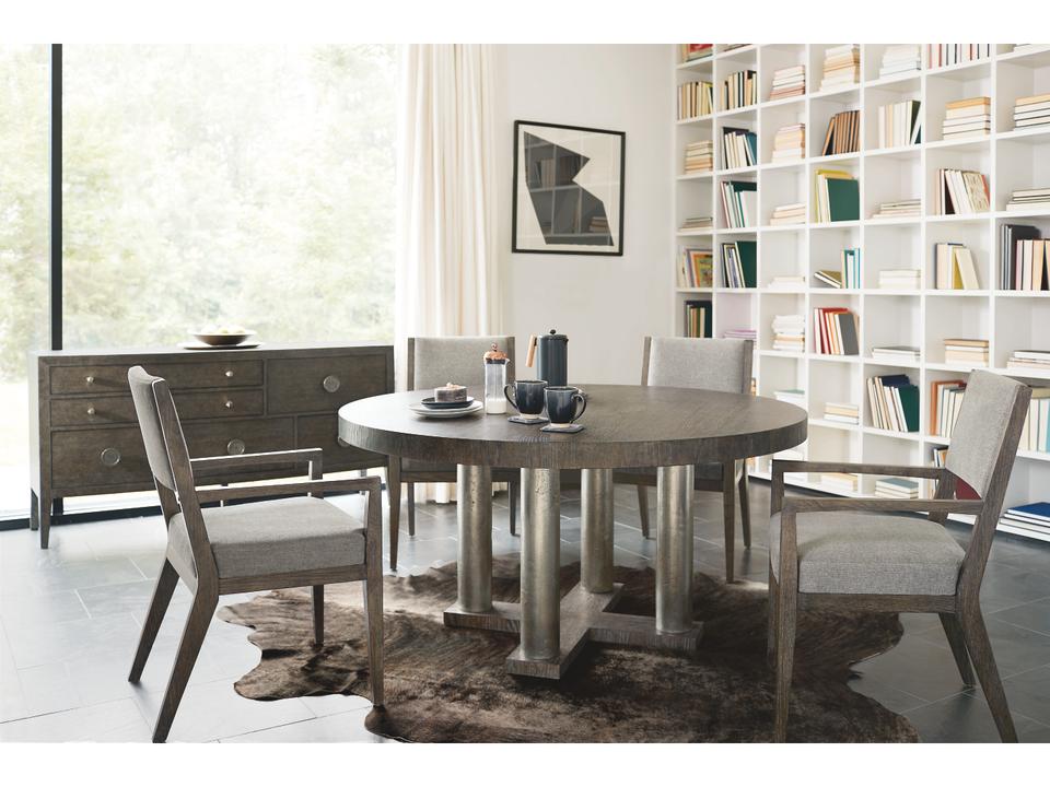 Linea Oak Wood Dining Room Set