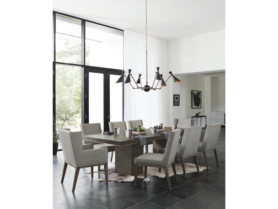 Linea Oak Wood Dining Room Set