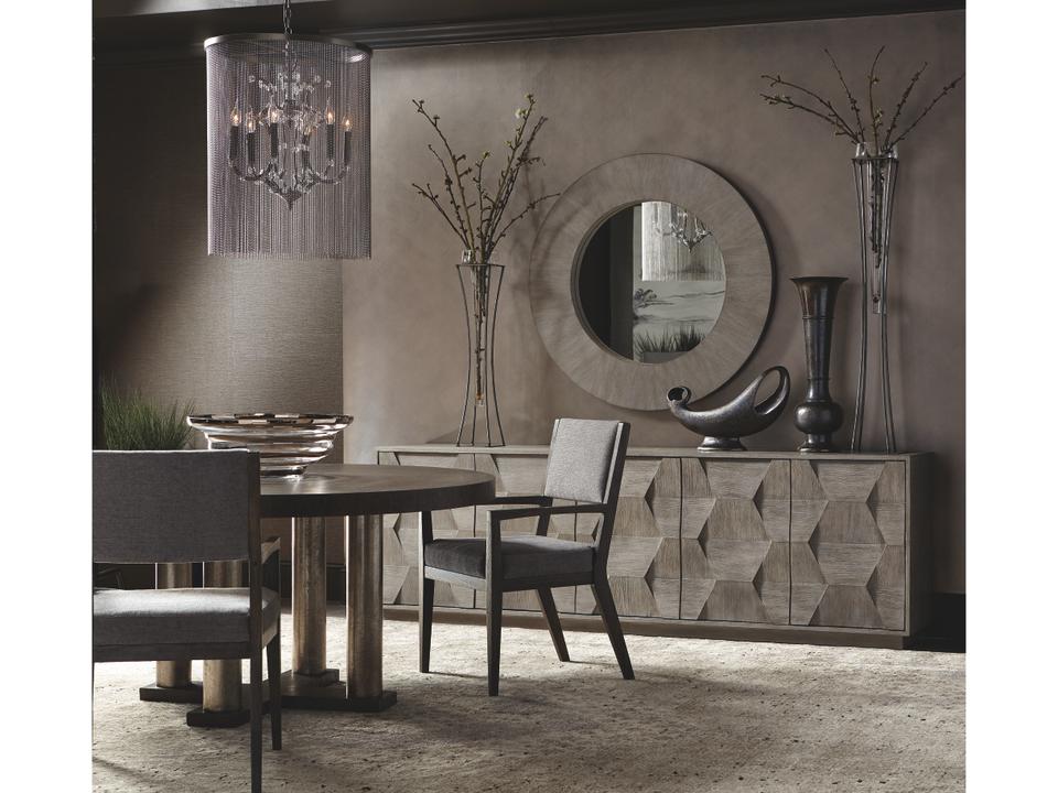 Linea Oak Wood Dining Room Set