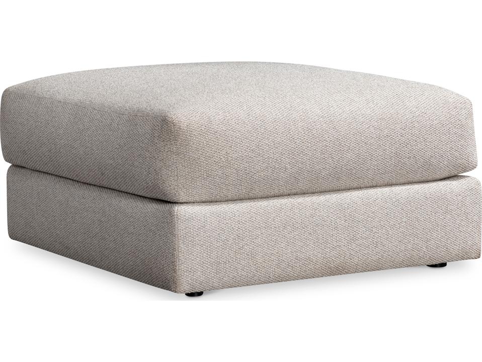 Vista Fabric Ottoman in Beige