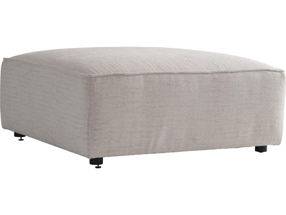 Bliss Fabric Ottoman 40-Inch Square Transitional Style