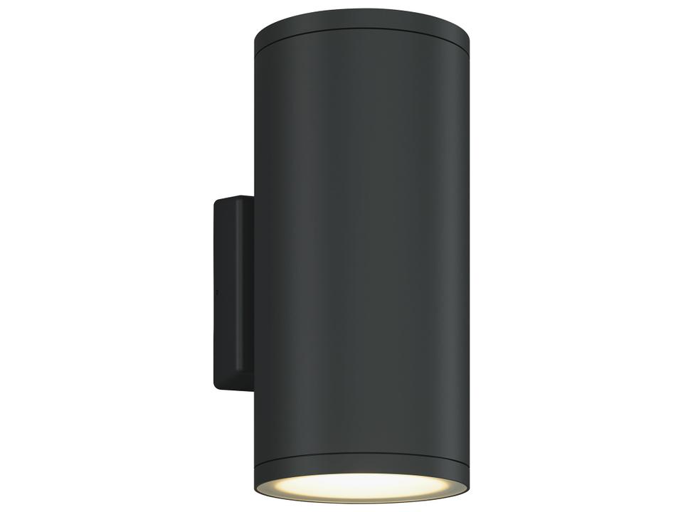 Cylinder 2-Light Outdoor LED Wall Light