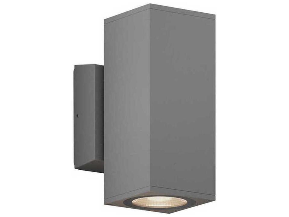 Sera 1-Light Extruded Aluminum Outdoor Wall Light in Silver