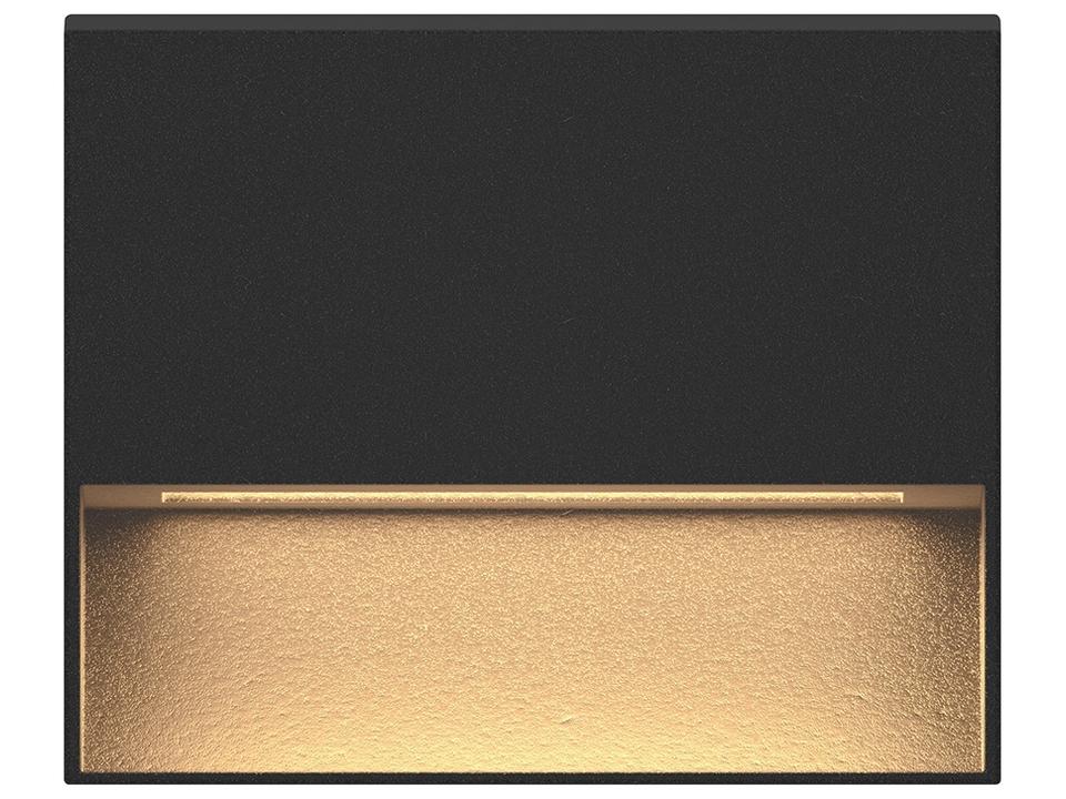 Piazza Integrated LED Outdoor Wall Light in Anthracite Cast Aluminum