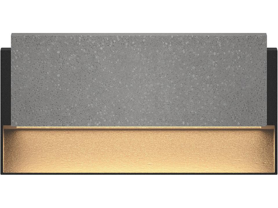 Piazza 1-Light Outdoor Wall Light in Anthracite Concrete