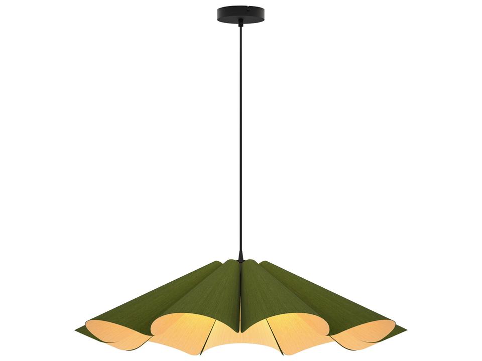 Delfina 24-Inch Sustainable Wood Pendant