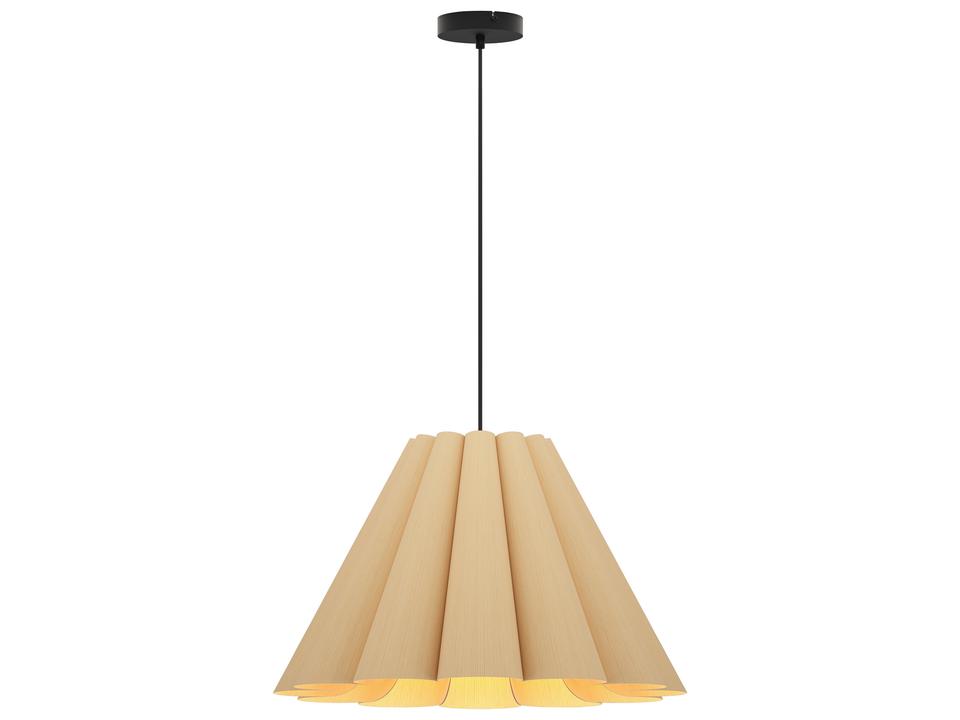 Lora Collection Sustainable Wood Veneer Empire Pendant