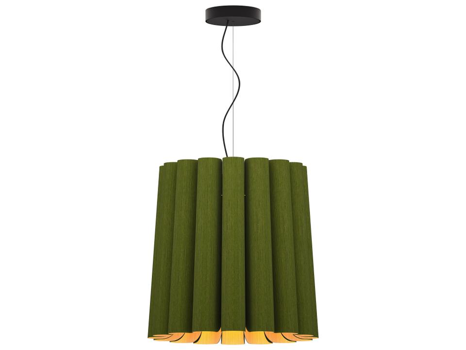 Renata 22-Inch Long Wood Veneer Pendant Light