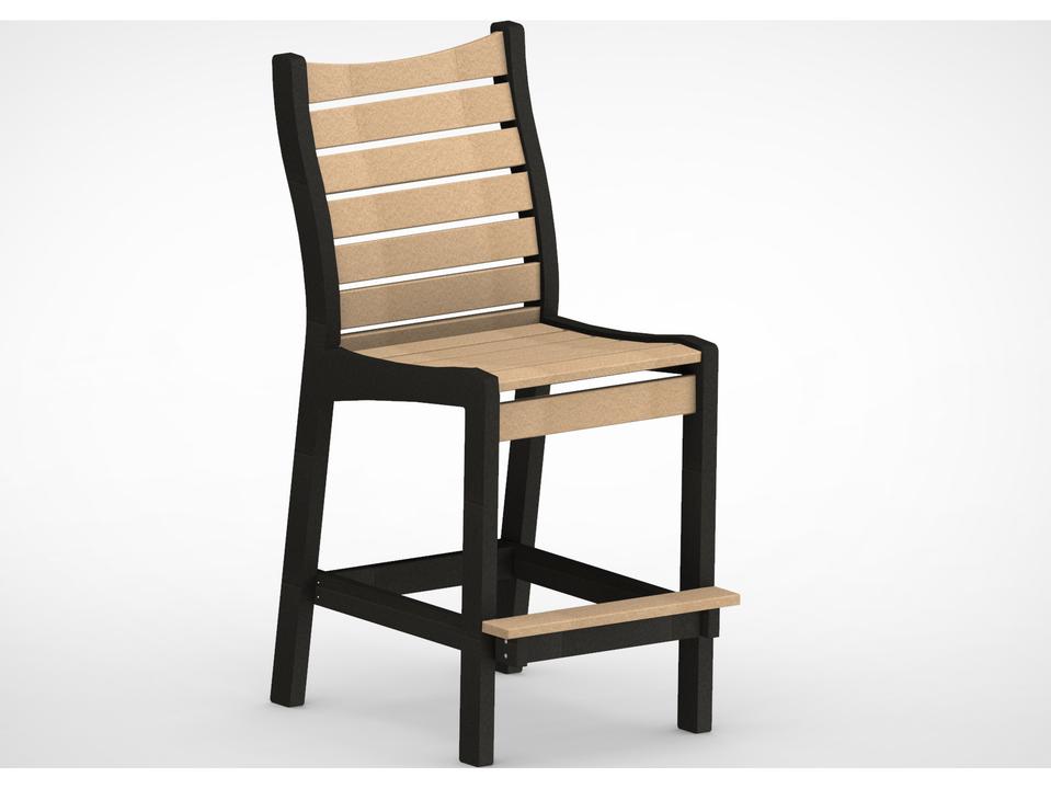 Bristol Recycled Plastic Bar Side Chair