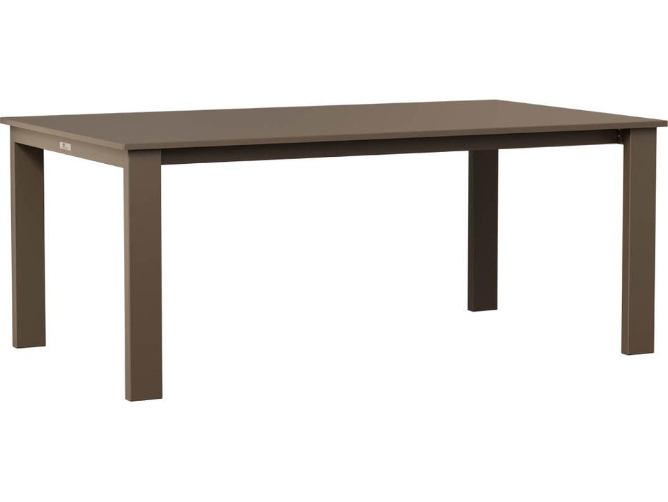 Berkley Expandable Rectangle Outdoor Dining Table in Marine Grade Poly