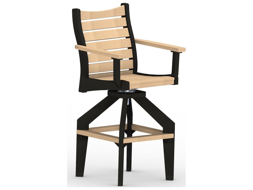 Bristol Recycled Plastic Swivel XT Arm Chair