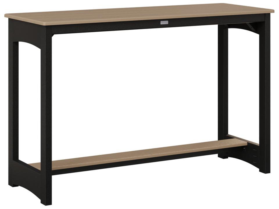 Balcony 60-Inch x 22-Inch HDPE Bar Height Table