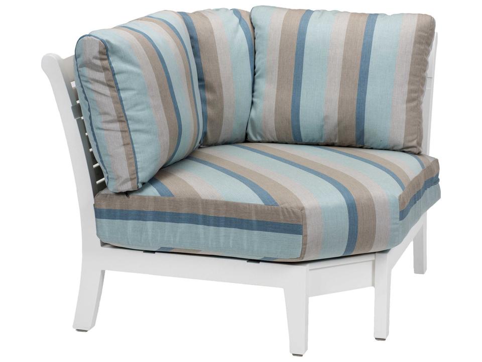 Classic Terrace Recycled Plastic Corner Outdoor Lounge Chair