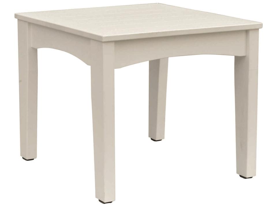 Classic Terrace Outdoor End Table Recycled HDPE Lumber