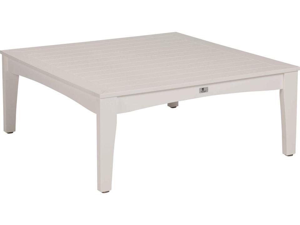 Classic Terrace 45-Inch Square Recycled Plastic Coffee Table
