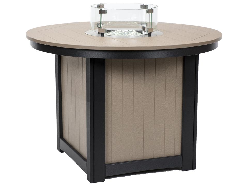 Donoma 44-Inch Round Outdoor Dining Fire Table