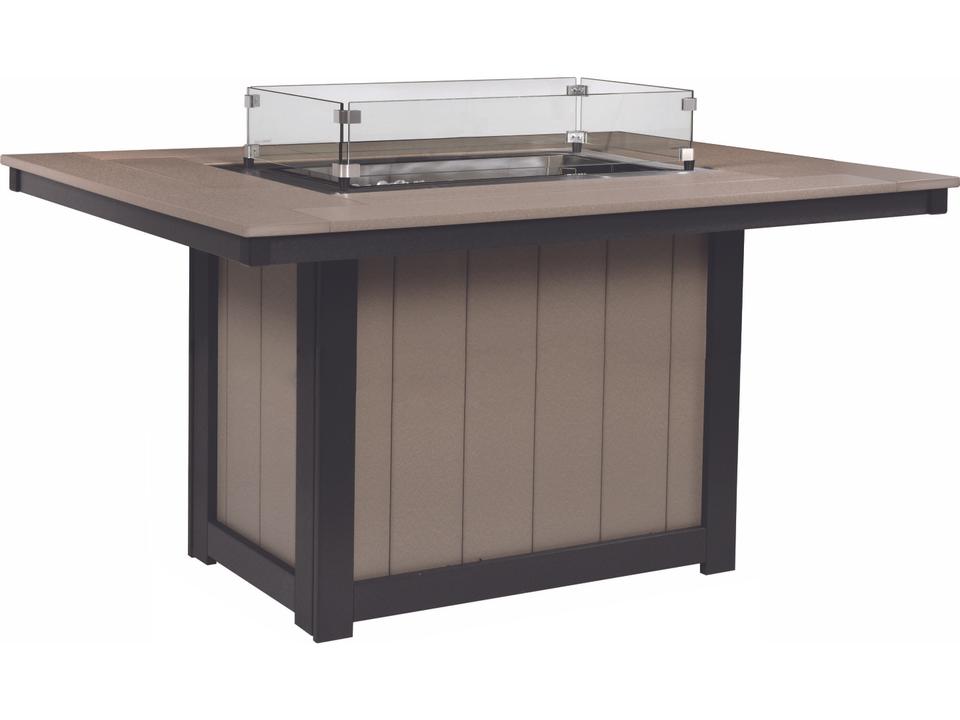 Donoma 42x54 Inch Rectangular Poly Lumber Dining Table