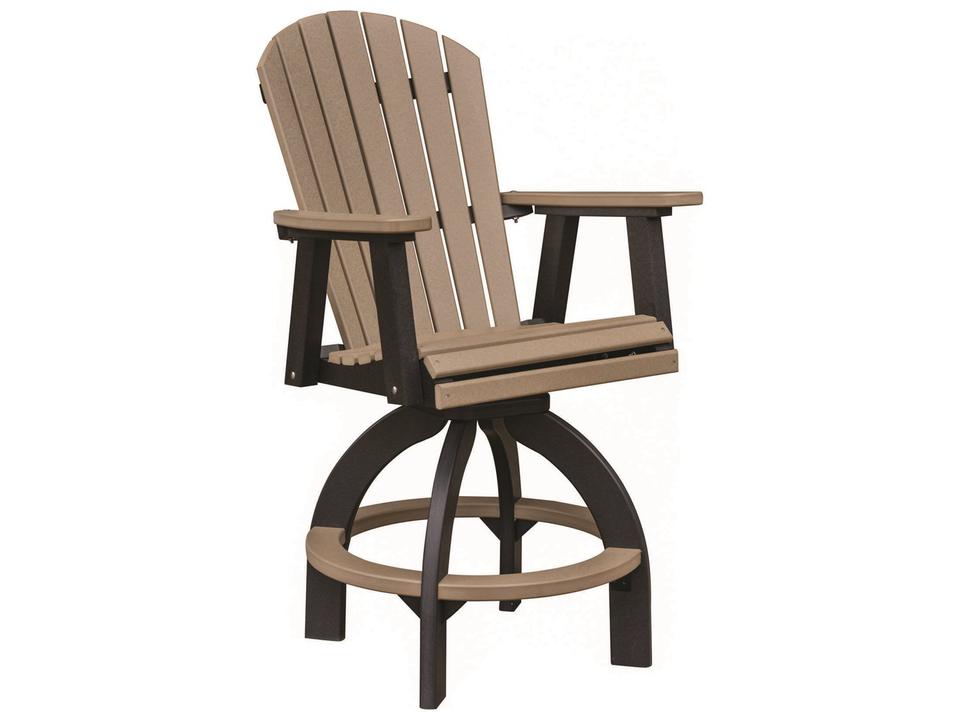 Comfo-Back 30-Inch Seat Swivel Bar Chair