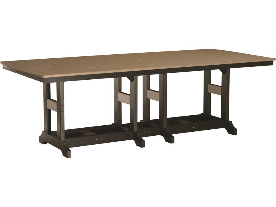Garden Classic 44x96 Inch Rectangular Counter Height Table Poly Lumber