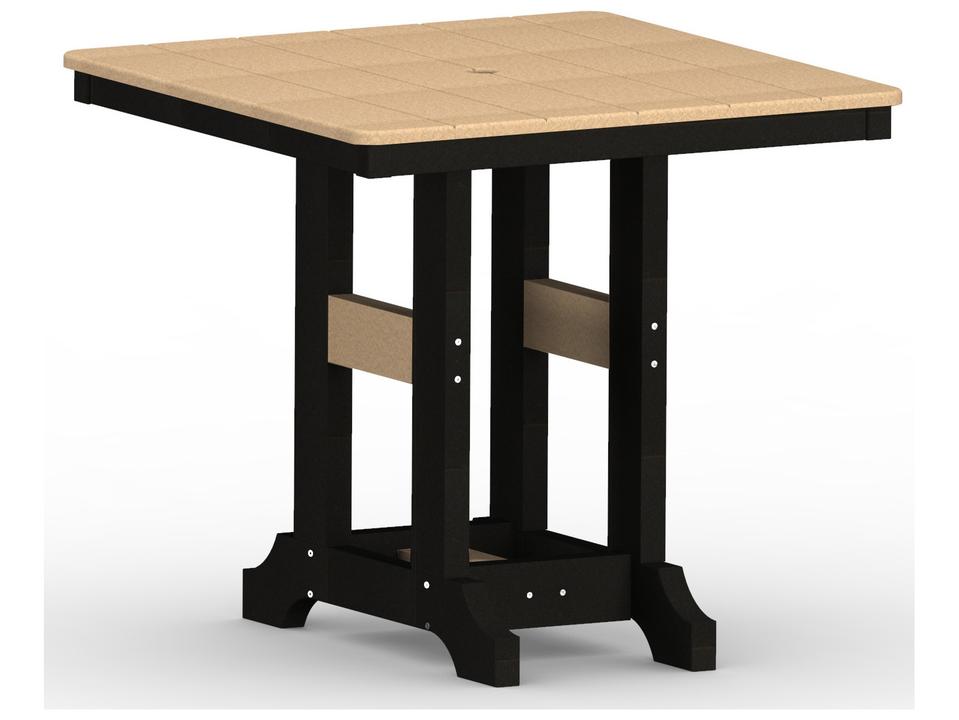 Garden Classic 33-Inch Square Counter Table in Poly Lumber
