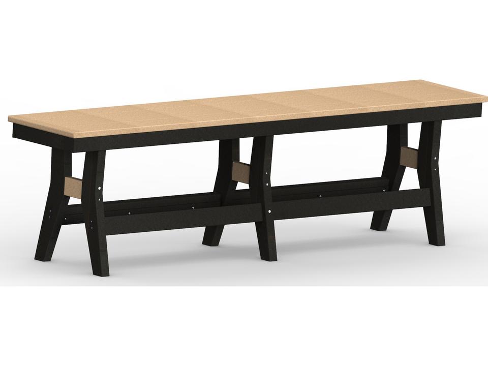 Harbor 66-Inch Recycled Plastic Dining Bench