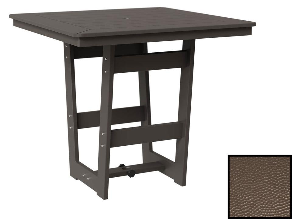 Hudson 40x70 Rectangle Counter Table with Hammered Finish