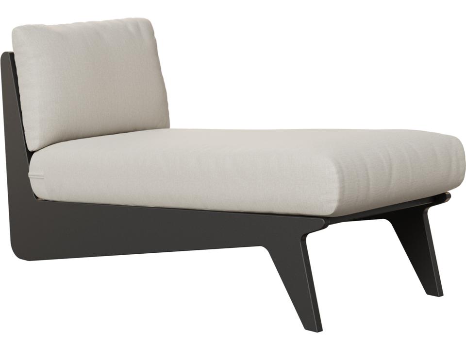 Holland Recycled Plastic Outdoor Chaise Lounge