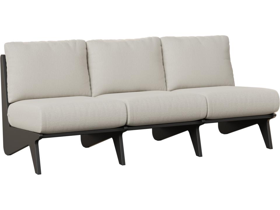Holland 3-Seat Outdoor Sofa in Marine Grade Poly