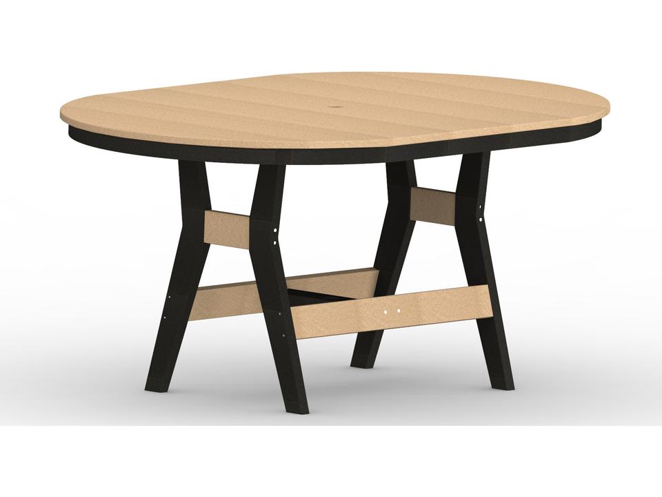 Harbor 44x64 Inch Oblong Bar Table in High-Grade Poly Lumber