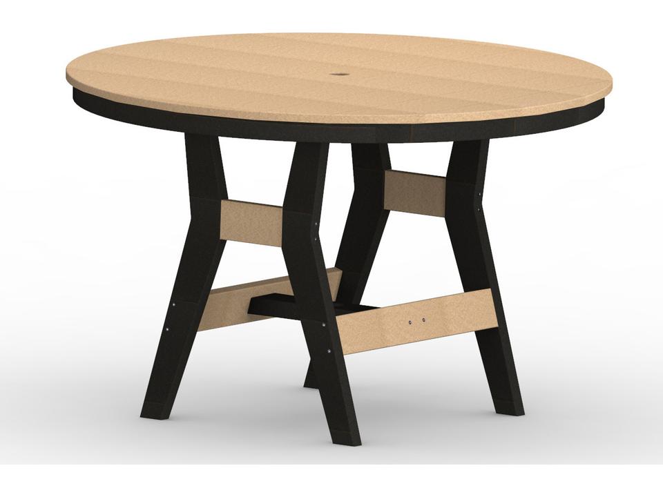 Harbor 48-Inch Round Counter Height Table in HDPE Poly Lumber