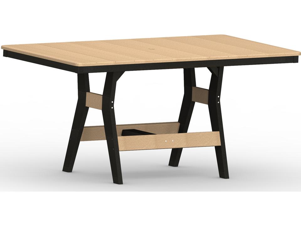 Harbor 66-Inch Rectangle Counter Height Dining Table in Recycled Poly Lumber