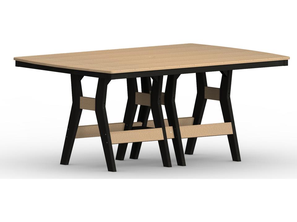 Harbor 44 x 72 Inch Rectangle Counter Table Poly Lumber