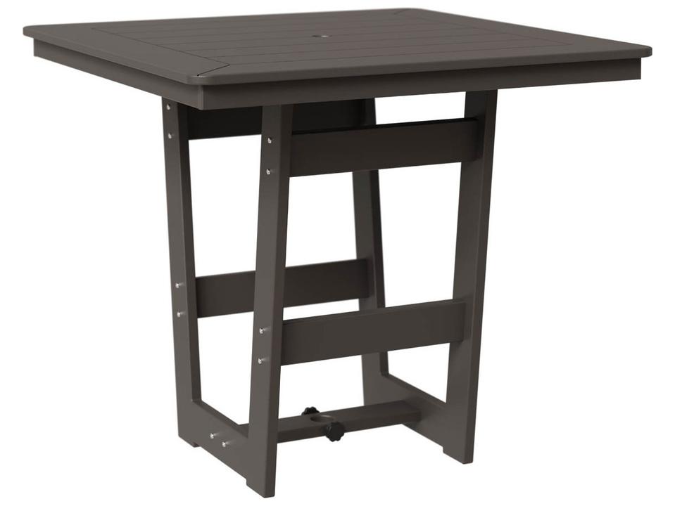 Hudson 40-Inch Square Counter Height Table HDPE Poly Lumber